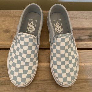 Vans Women's Asher Checkered Slip-On Sneaker